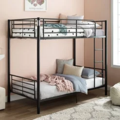 Twin Over Twin Analise Metal Bunk Bed - Saracina Home 13 Twin Over Twin Analise Metal Bunk Bed - Saracina Home -Saracina Home GUEST 01b9c11c 350a 4708 b1a7 3e76df472255