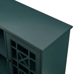 Bayland Transitional Double Fretwork Door Sideboard Antique Dark Teal - Saracina Home 9 Bayland Transitional Double Fretwork Door Sideboard Antique Dark Teal - Saracina Home -Saracina Home GUEST 032e0317 9cd6 49a7 932b 76c4d555ae64