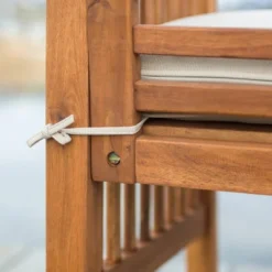 2pk Acacia Wood Patio Chairs With Cushions - Saracina Home 12 2pk Acacia Wood Patio Chairs With Cushions - Saracina Home -Saracina Home GUEST 034b2e3d 9fd9 4ba3 8cba 5e899dba93c6