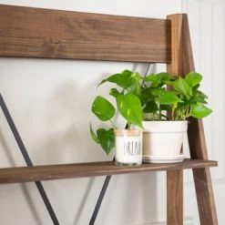 68.25" Boho 4 Tier Solid Wood Ladder Bookshelf Plant Stand - Saracina Home 16 68.25" Boho 4 Tier Solid Wood Ladder Bookshelf Plant Stand - Saracina Home -Saracina Home GUEST 06dd6b1f 0a35 4ec3 99cf 42bc2a3440f4