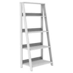 55" Thatcher Transitional Wood 4 Shelf Ladder Bookshelf - Saracina Home -Saracina Home GUEST 0904d5a7 fe57 4453 8b62 36157b06d31d