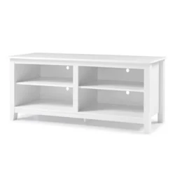 Transitional 4 Cubby Wood Open Storage TV Stand For TVs Up To 65"- Saracina Home 32 Transitional 4 Cubby Wood Open Storage TV Stand For TVs Up To 65"- Saracina Home -Saracina Home GUEST 09d6532b 6b78 4d5b b243 91ca1fb63961
