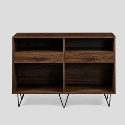 Modern Hairpin Leg Storage Console Table - Saracina Home 2 Modern Hairpin Leg Storage Console Table - Saracina Home - Image 2