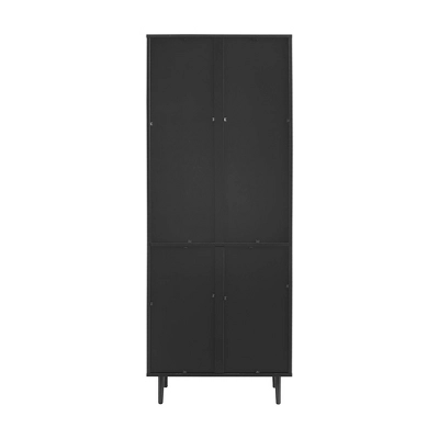 68" 3 Shelf Bookcase Hutch Style Bookmatch Vertical - Saracina Home 5 68" 3 Shelf Bookcase Hutch Style Bookmatch Vertical - Saracina Home - Image 5