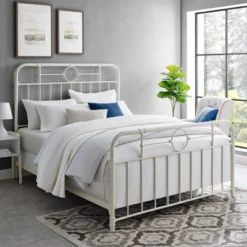 Raven Industrial Vintage Metal Pipe Bed - Saracina Home -Saracina Home GUEST 12f68d09 b709 4fb9 a592 3c6d72f9d9f3