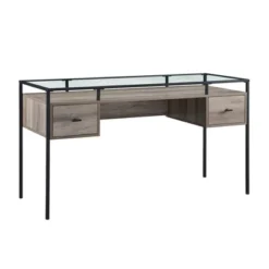 Lamvia Contemporary 2 Tier Glass Top Desk - Saracina Home 13 Lamvia Contemporary 2 Tier Glass Top Desk - Saracina Home -Saracina Home GUEST 19a7252b 2989 4a0c 8d84 a24484b81013