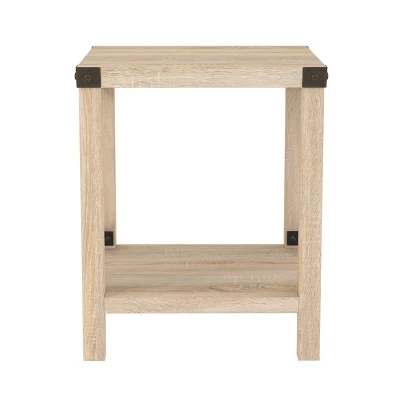Sophie Rustic Industrial X Frame Side Table - Saracina Home 1 Sophie Rustic Industrial X Frame Side Table - Saracina Home