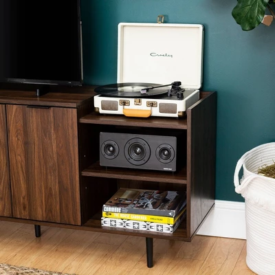 Rockwell Modern Storage TV Stand For TVs Up To 43" Brown - Saracina Home 8 Rockwell Modern Storage TV Stand For TVs Up To 43" Brown - Saracina Home - Image 8