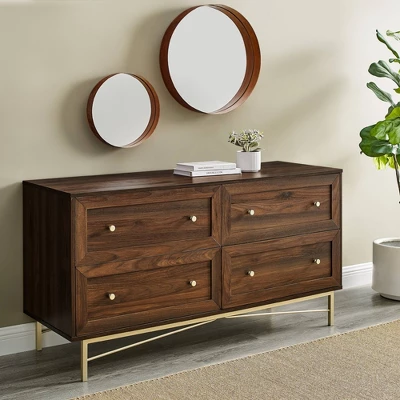 Jones Horizontal Modern 4 Drawer Dresser - Saracina Home 8 Jones Horizontal Modern 4 Drawer Dresser - Saracina Home - Image 8