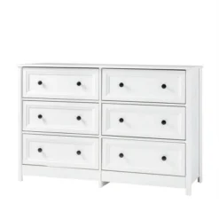 Classic 6 Drawer Groove Dresser White - Saracina Home 15 Classic 6 Drawer Groove Dresser White - Saracina Home -Saracina Home GUEST 2436d3ff 3e1e 4375 9fe4 9504f56ce6f1