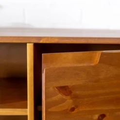 Solid Wood Mid-Century Modern TV Stand For TVs Up To 65" - Saracina Home 23 Solid Wood Mid-Century Modern TV Stand For TVs Up To 65" - Saracina Home -Saracina Home GUEST 24388e01 9630 463f 8a30 f252940cc164