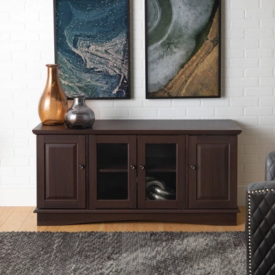 4 Door Closed Storage TV Stand For TVs Up To 55" - Saracina Home 3 4 Door Closed Storage TV Stand For TVs Up To 55" - Saracina Home - Image 3