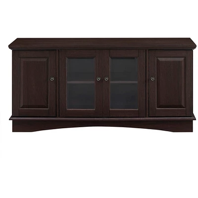 4 Door Closed Storage TV Stand For TVs Up To 55" - Saracina Home 2 4 Door Closed Storage TV Stand For TVs Up To 55" - Saracina Home - Image 2