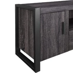 Modern Urban Industrial TV Stand For TVs Up To 65" Charcoal - Saracina Home 5 Modern Urban Industrial TV Stand For TVs Up To 65" Charcoal - Saracina Home -Saracina Home GUEST 2646cb87 d729 4a26 83cd 8fa1fd7bee3d