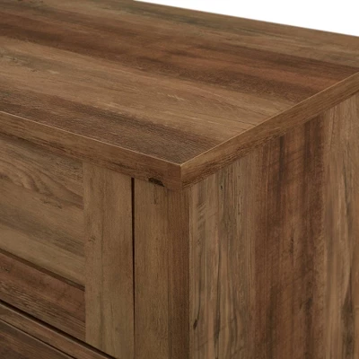 Millia Transitional Farmhouse 4 Door Sideboard With Glass Panels - Saracina Home 6 Millia Transitional Farmhouse 4 Door Sideboard With Glass Panels - Saracina Home - Image 6