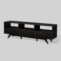Mid-Century Modern Low TV Stand With Storage For TVs Up To 80" - Saracina Home -Saracina Home GUEST 29d524b7 609e 41b9 bb86 2325379081e7