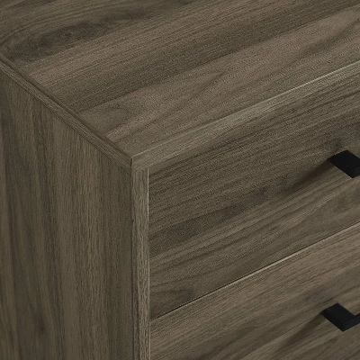 Ora Mid-Century Modern 2 Drawer Nightstand - Saracina Home 3 Ora Mid-Century Modern 2 Drawer Nightstand - Saracina Home - Image 3