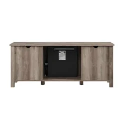 Transitional Farmhouse Window Pane Fireplace TV Stand For TV's Up To 65" Gray Wash - Saracina Home 12 Transitional Farmhouse Window Pane Fireplace TV Stand For TV's Up To 65" Gray Wash - Saracina Home -Saracina Home GUEST 2b1cfc0f 302d 44ea 9671 c65db8cec846