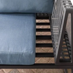 Outdoor Modern Modular Patio Corner Chair Blue - Saracina Home 19 Outdoor Modern Modular Patio Corner Chair Blue - Saracina Home -Saracina Home GUEST 2cf53490 552a 46bc b1af 99fc7e20d9db