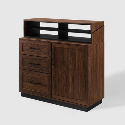 Modern Transitional Flip Down Secretary Desk - Saracina Home 6 Modern Transitional Flip Down Secretary Desk - Saracina Home - Image 6