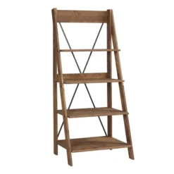 68.25" Boho 4 Tier Solid Wood Ladder Bookshelf Plant Stand - Saracina Home 24 68.25" Boho 4 Tier Solid Wood Ladder Bookshelf Plant Stand - Saracina Home -Saracina Home GUEST 3285c2ba 734f 4328 bac7 0ca33e71dd0d