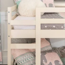 Twin Over Twin Indy Solid Wood Low Bunk Bed - Saracina Home 14 Twin Over Twin Indy Solid Wood Low Bunk Bed - Saracina Home -Saracina Home GUEST 32ed9e38 4f0a 4624 8239 bbf00adabaf2