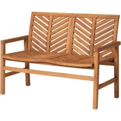 Slatted Chevron Acacia Wood Patio Loveseat – Saracina Home 23 Slatted Chevron Acacia Wood Patio Loveseat – Saracina Home -Saracina Home GUEST 33873c7b bfaa 4d03 aac2 a9add91abdf4