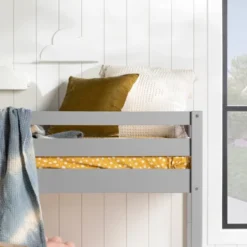 Twin Over Twin Wood Detachable Slat Bunk Bed - Saracina Home 26 Twin Over Twin Wood Detachable Slat Bunk Bed - Saracina Home -Saracina Home GUEST 3513feba 783a 46c4 b316 c218c6a506ad