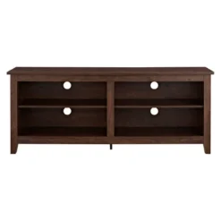 Transitional 4 Cubby Wood Open Storage TV Stand For TVs Up To 65"- Saracina Home 31 Transitional 4 Cubby Wood Open Storage TV Stand For TVs Up To 65"- Saracina Home -Saracina Home GUEST 35ddccd8 7420 4781 824a 55a3b4dec1bf