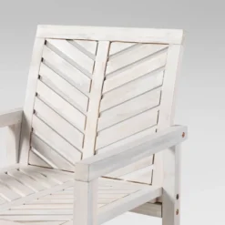 2pk Slatted Chevron Acacia Wood Patio Chairs - Saracina Home 23 2pk Slatted Chevron Acacia Wood Patio Chairs - Saracina Home -Saracina Home GUEST 36bb0c0f 64b2 469f 8201 078ad2f60c04