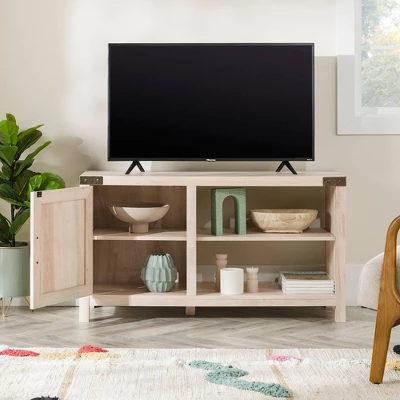 Clarabelle Rustic Industrial Barn Door TV Stand For TVs Up To 50" - Saracina Home 9 Clarabelle Rustic Industrial Barn Door TV Stand For TVs Up To 50" - Saracina Home - Image 9