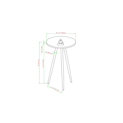 Modern Glam 3 Leg Round Side Table - Saracina Home 10 Modern Glam 3 Leg Round Side Table - Saracina Home - Image 10