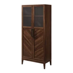 68" Boho Modern Tall Storage Wood Cabinet - Saracina Home 33 68" Boho Modern Tall Storage Wood Cabinet - Saracina Home -Saracina Home GUEST 3ece700f 9254 4aa9 9ef6 bd393a80cff3