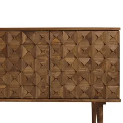 58" Modern Boho Solid Pine Wood Closed Storage Sideboard Brown - Saracina Home 22 58" Modern Boho Solid Pine Wood Closed Storage Sideboard Brown - Saracina Home -Saracina Home GUEST 3f5ad738 07e1 44ad b9a8 8a784a6a558f