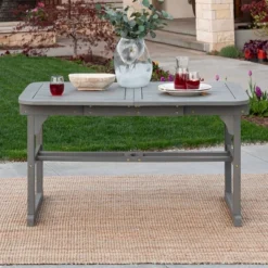 Ravenscroft Modern Boho Acacia Wood Slat Top Rectangle Extendable Outdoor Table - Saracina Home 18 Ravenscroft Modern Boho Acacia Wood Slat Top Rectangle Extendable Outdoor Table - Saracina Home -Saracina Home GUEST 3fec749b 7c7e 4842 a9d7 7206a137f8a5