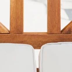 Acacia Wood X-Back Love Seat With Cushions Brown - Saracina Home 8 Acacia Wood X-Back Love Seat With Cushions Brown - Saracina Home -Saracina Home GUEST 4011e201 dc2b 4024 b82d eb79d7cfd72d