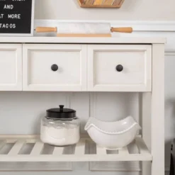 48" Farmhouse Solid Wood 2 Drawer Buffet White - Saracina Home 14 48" Farmhouse Solid Wood 2 Drawer Buffet White - Saracina Home -Saracina Home GUEST 4072e9fb 834f 40c9 bb46 3cbe1815eaad