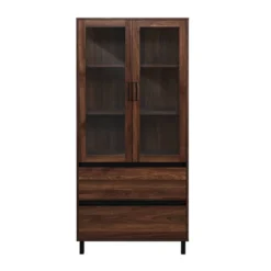 68" Glass Door Storage Hutch With Drawers - Saracina Home 10 68" Glass Door Storage Hutch With Drawers - Saracina Home -Saracina Home GUEST 4107d99b ca0a 4c81 93d8 e403efb6f200