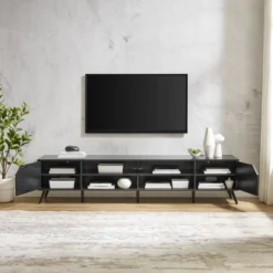 Mid-Century Modern Wide Storage TV Stand For TVs Up To 90" - Saracina Home -Saracina Home GUEST 414e2631 4864 41eb a153 61ae12116726