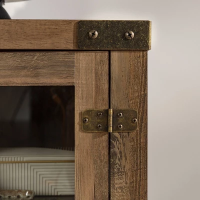 Clarabelle Transitional Glass Barn Door TV Stand For TVs Up To 65" - Saracina Home 10 Clarabelle Transitional Glass Barn Door TV Stand For TVs Up To 65" - Saracina Home - Image 10