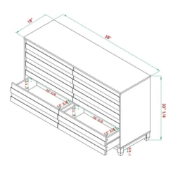 Ilya Solid Wood Modern Panel Front 6 Drawer Dresser - Saracina Home 29 Ilya Solid Wood Modern Panel Front 6 Drawer Dresser - Saracina Home -Saracina Home GUEST 444194b5 0b39 45be 9090 0d7dbeceade2
