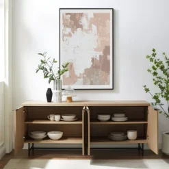 Modern 4 Door Reeded Sideboard - Saracina Home -Saracina Home GUEST 450d82fd 3073 46cc b58d e8be232d61c5