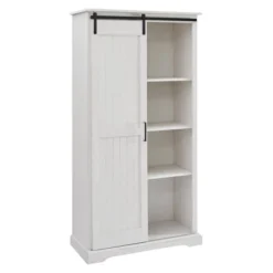 Owens Farmhouse Sliding Barn Door Storage Hutch - Saracina Home -Saracina Home GUEST 45601105 9572 4dbf 8b37 861180df6a40