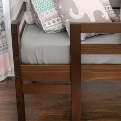 Twin Indy Solid Wood Low Loft Bed Walnut - Saracina Home 8 Twin Indy Solid Wood Low Loft Bed Walnut - Saracina Home -Saracina Home GUEST 477d014b ca9f 421f a774 50b8fe69b59d