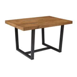 52" Modern Farmhouse Solid Wood Distressed Plank Top Dining Table - Saracina Home 13 52" Modern Farmhouse Solid Wood Distressed Plank Top Dining Table - Saracina Home -Saracina Home GUEST 4d191e81 4a83 4d71 bdcf a714caff4e6f