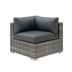 4pc Metal Multi-Shade Rattan Sectional - Gray - Saracina Home 10 4pc Metal Multi-Shade Rattan Sectional - Gray - Saracina Home -Saracina Home GUEST 4d51d148 6f1f 4126 98af e0a8560a763c