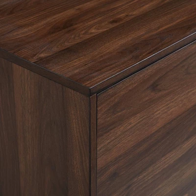 2 Door Mid-Century Modern Wood Storage TV Stand For TVs Up To 80" - Saracina Home 3 2 Door Mid-Century Modern Wood Storage TV Stand For TVs Up To 80" - Saracina Home - Image 3