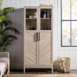 68" Boho Modern Tall Storage Wood Cabinet - Saracina Home 31 68" Boho Modern Tall Storage Wood Cabinet - Saracina Home -Saracina Home GUEST 51d4275b 30d0 4c3b 85c4 0822c6d9819a