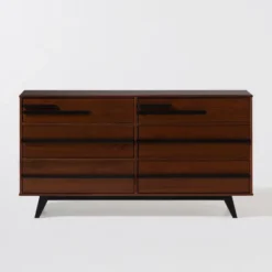 Modern 6 Drawer Double Dresser With Long Handles - Saracina Home -Saracina Home GUEST 54fc63d0 b3c2 4d3c 80a9 de6f1ed855c9