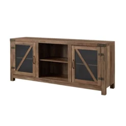 Clarabelle Transitional Glass Barn Door TV Stand For TVs Up To 65" - Saracina Home 33 Clarabelle Transitional Glass Barn Door TV Stand For TVs Up To 65" - Saracina Home -Saracina Home GUEST 55e8584c bd80 4ef8 8f90 16030180adab
